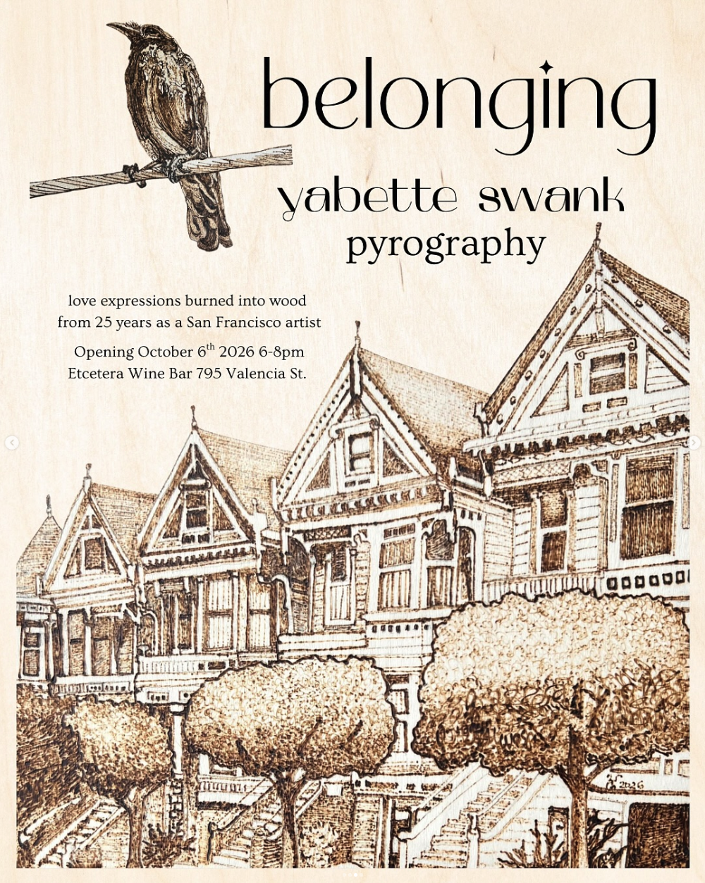Art Opening - Yabette Swank "Belonging"